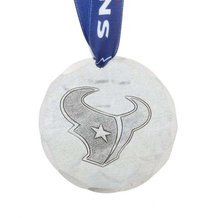 Houston Texans Small Round Ornament (Aluminum)