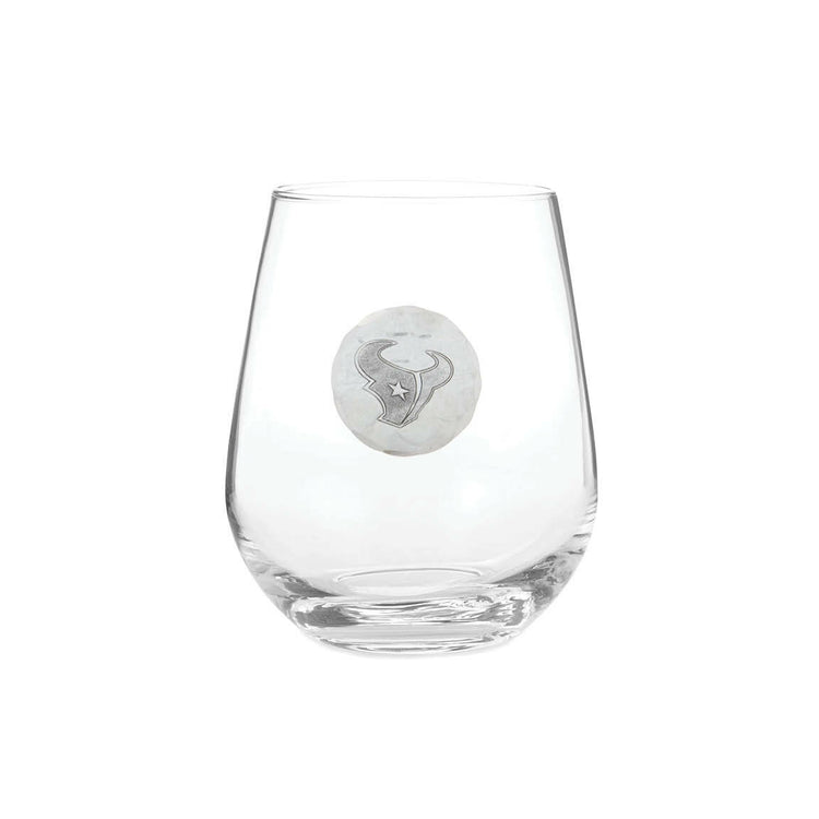 Houston Texans Stemless Wine Glass