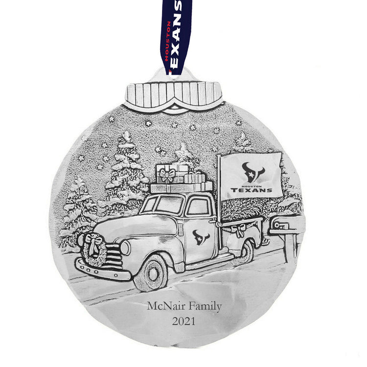 Houston Texans Tailgating Ornament (Aluminum)