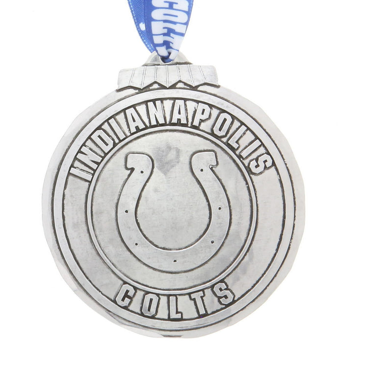 Indianapolis Colts Classic Round Ornament (Aluminum)