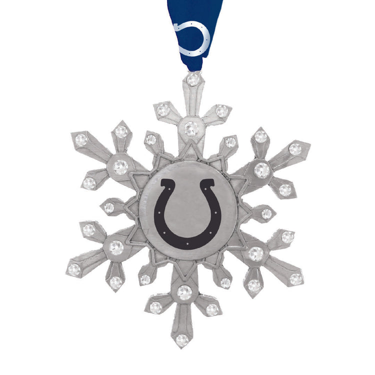 Indianapolis Colts Snowflake Collectible Ornament