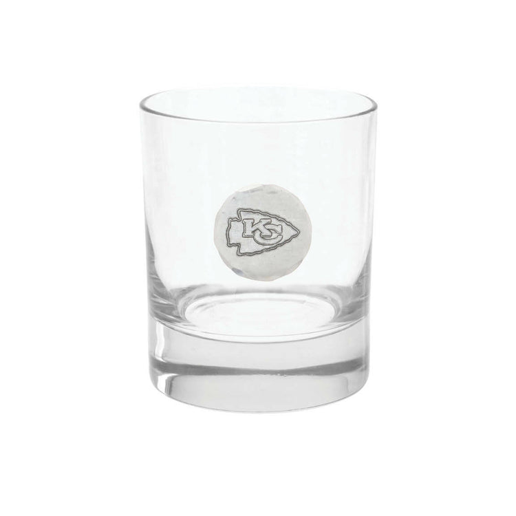 Kansas City Chiefs Rocks Glass