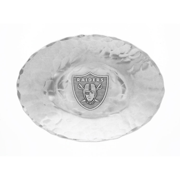 Las Vegas Raiders Logo Small Oval Bowl