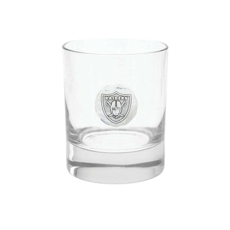 Las Vegas Raiders Rocks Glass