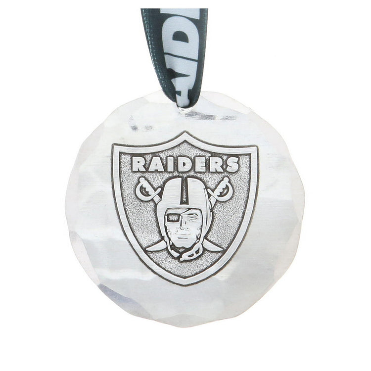 Las Vegas Raiders Small Round Ornament (Aluminum)
