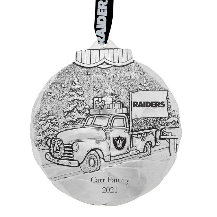 Las Vegas Raiders Tailgating Ornament (Aluminum)