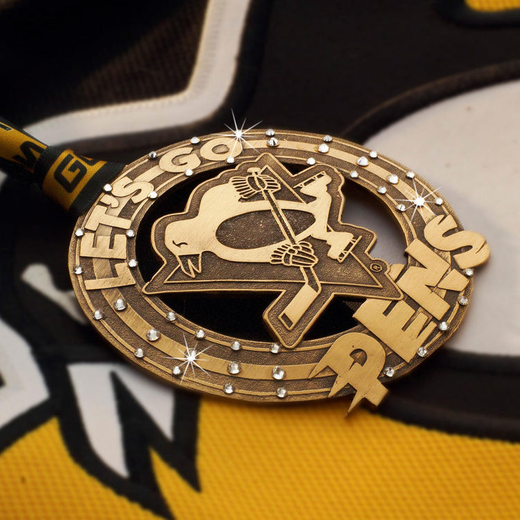 Let's Go Pens Bronze Collectors Ornament