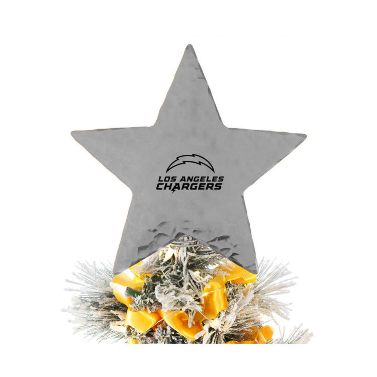 Los Angeles Chargers Star Tree Topper (Aluminum)