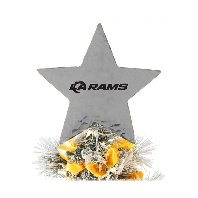 Los Angeles Rams Star Tree Topper (Aluminum)