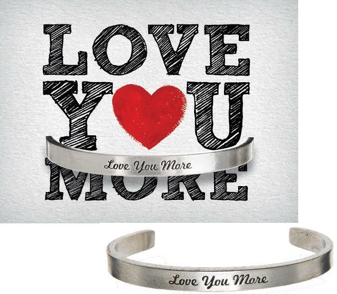 Love You More Cuff Bracelet