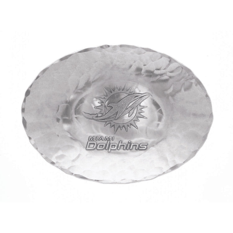 Miami Dolphins Logo Small Oval Bowl