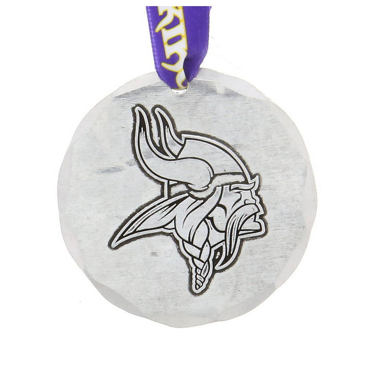 Minnesota Vikings Small Round Ornament (Aluminum)
