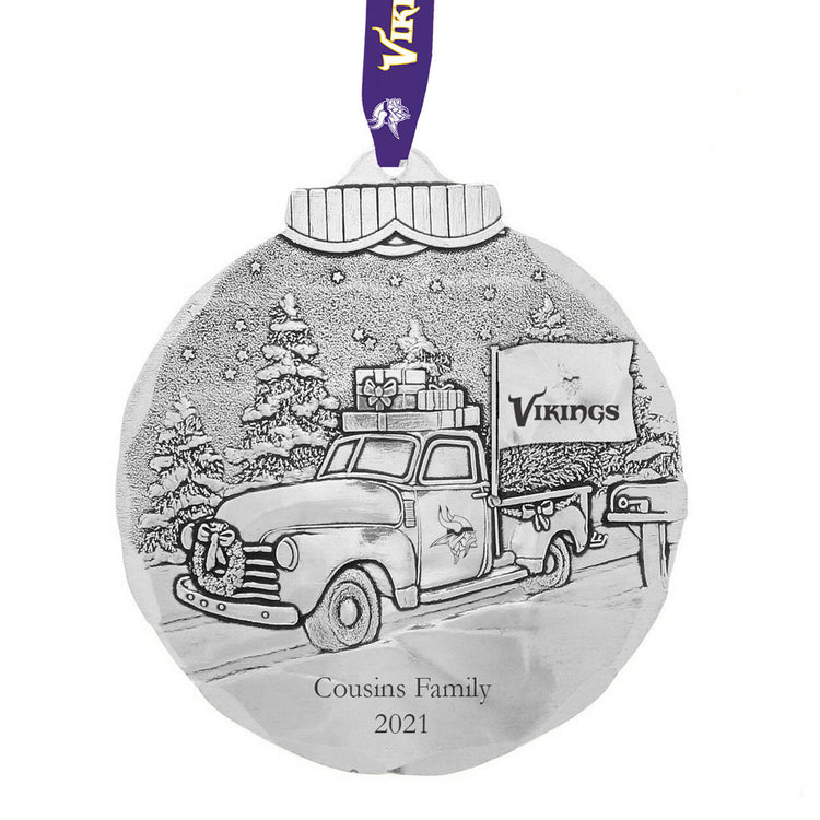 Minnesota Vikings Tailgating Ornament (Aluminum)