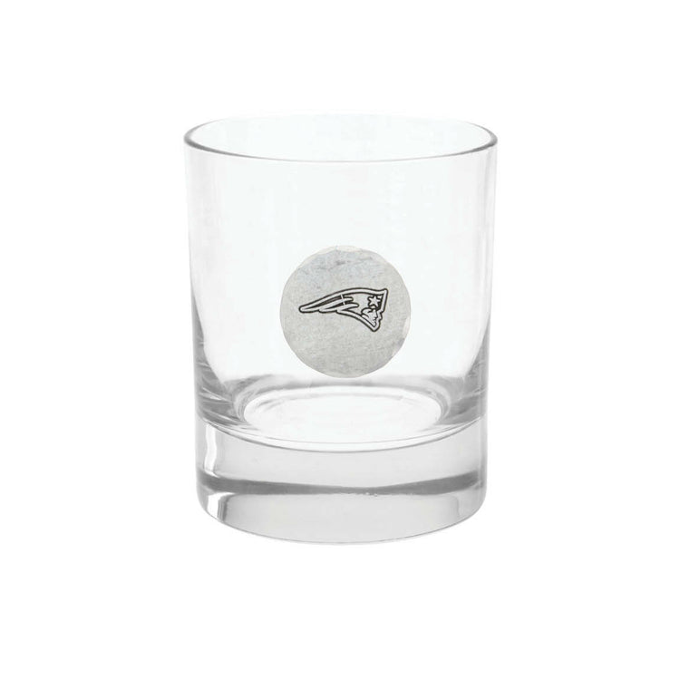 New England Patriots Rocks Glass