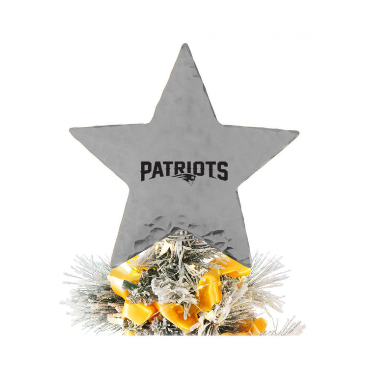 New England Patriots Star Tree Topper (Aluminum)