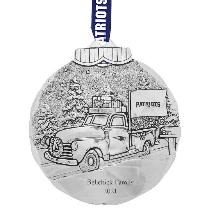 New England Patriots Tailgating Ornament (Aluminum)