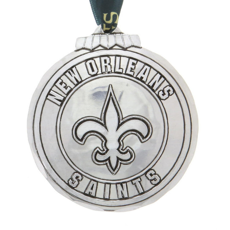 New Orleans Saints Classic Round Ornament (Aluminum)