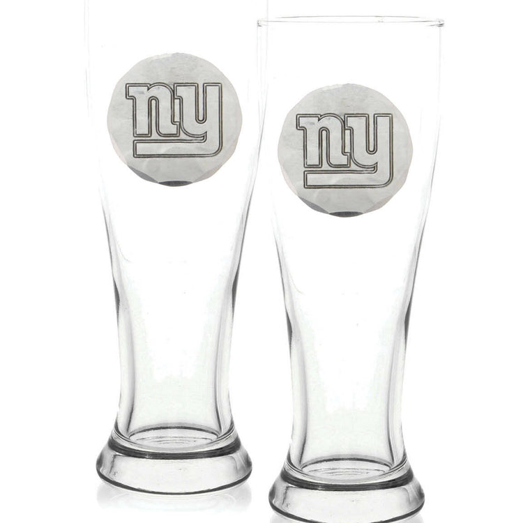 New York Giants 2-Piece Pilsner Set