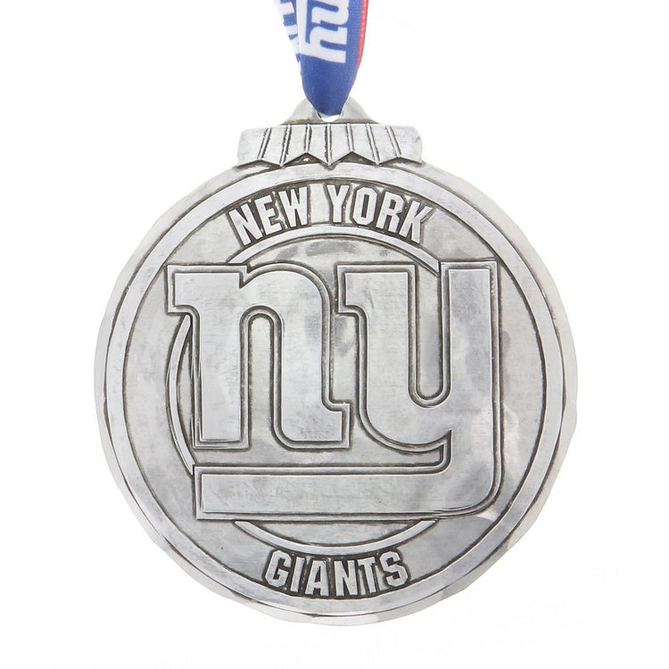New York Giants Classic Round Ornament (Aluminum)