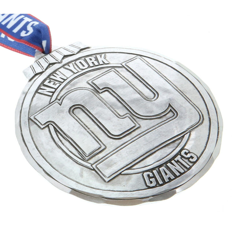New York Giants Classic Round Ornament (Aluminum)
