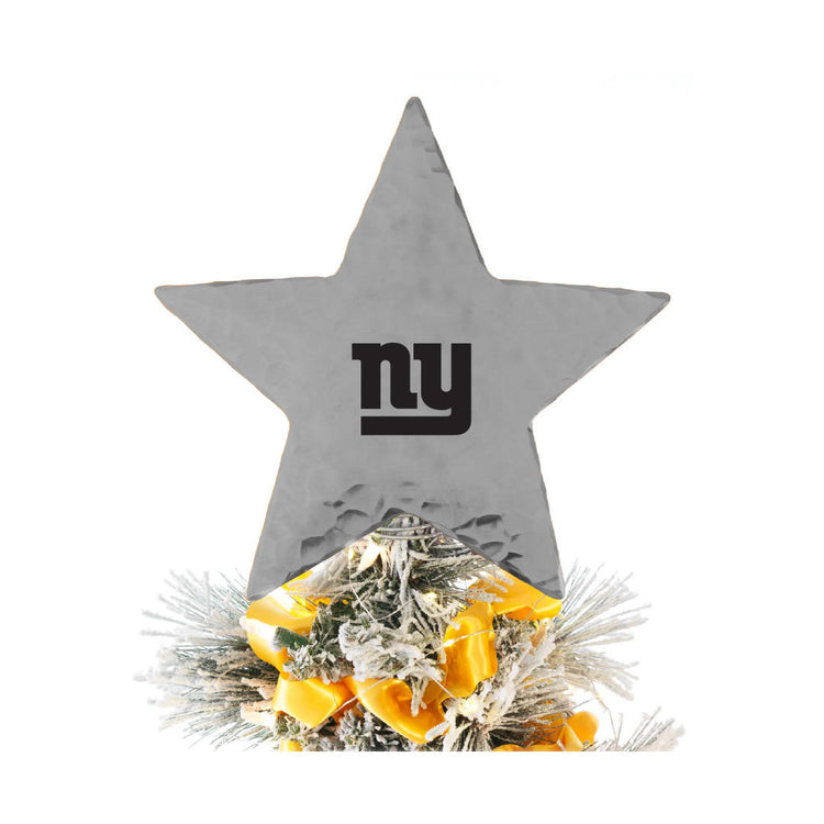 New York Giants Star Tree Topper (Aluminum)