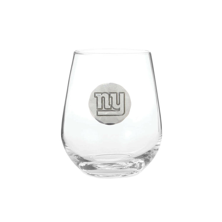 New York Giants Stemless Wine Glass