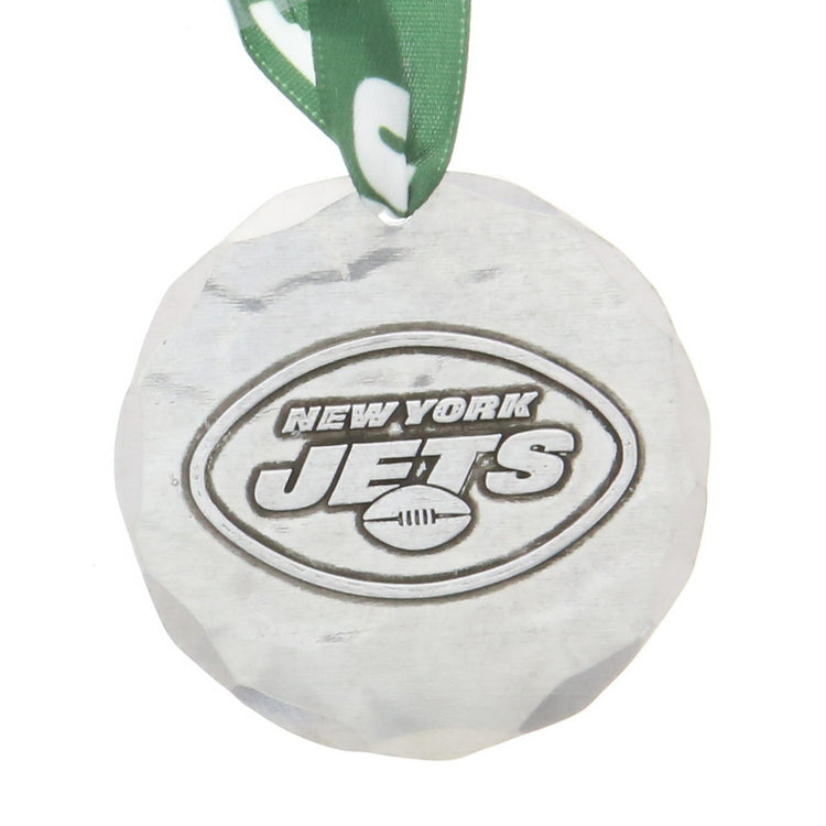 New York Jets Small Round Ornament (Aluminum)