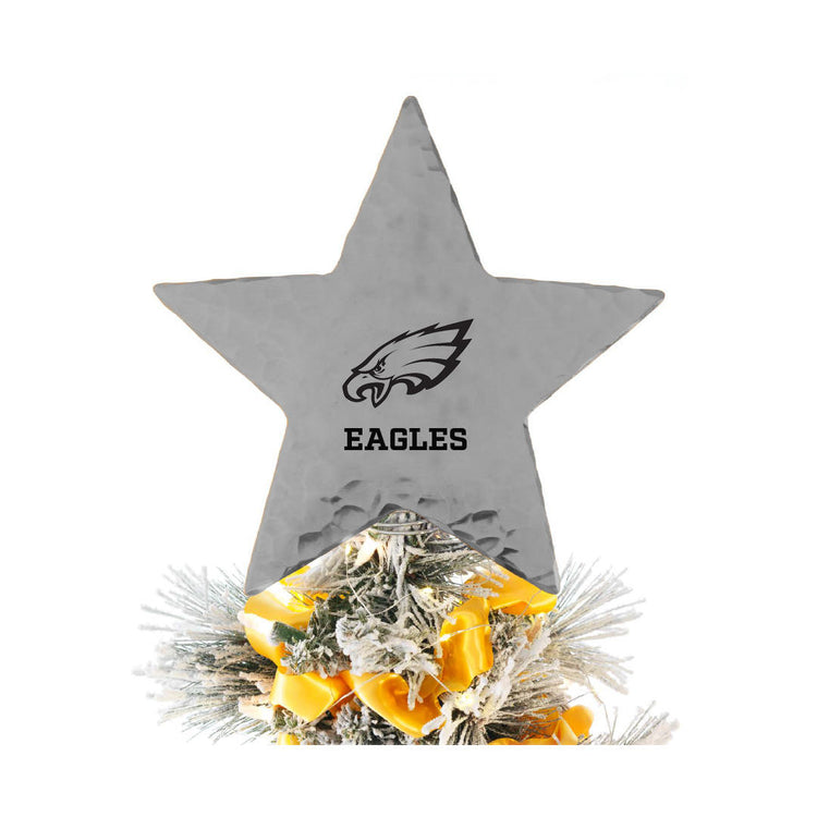 Philadelphia Eagles Star Tree Topper (Aluminum)