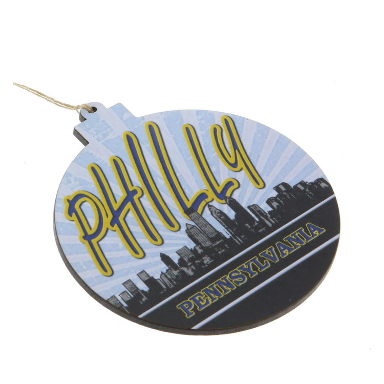 Philly Wooden Ornament