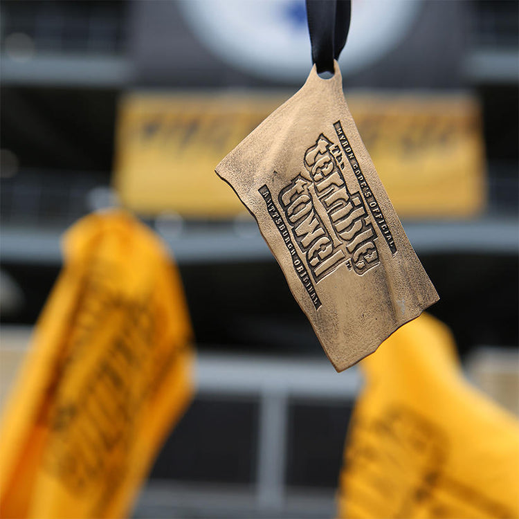 Pittsburgh Steelers Terrible Towel Ornament (Bronze)