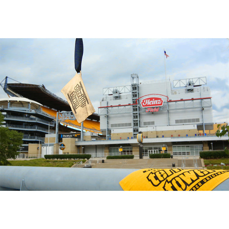 Pittsburgh Steelers Terrible Towel Ornament (Bronze)