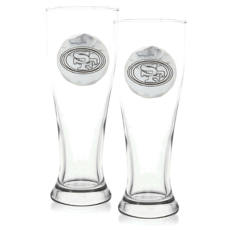 San Francisco 49ers 2-Piece Pilsner Set
