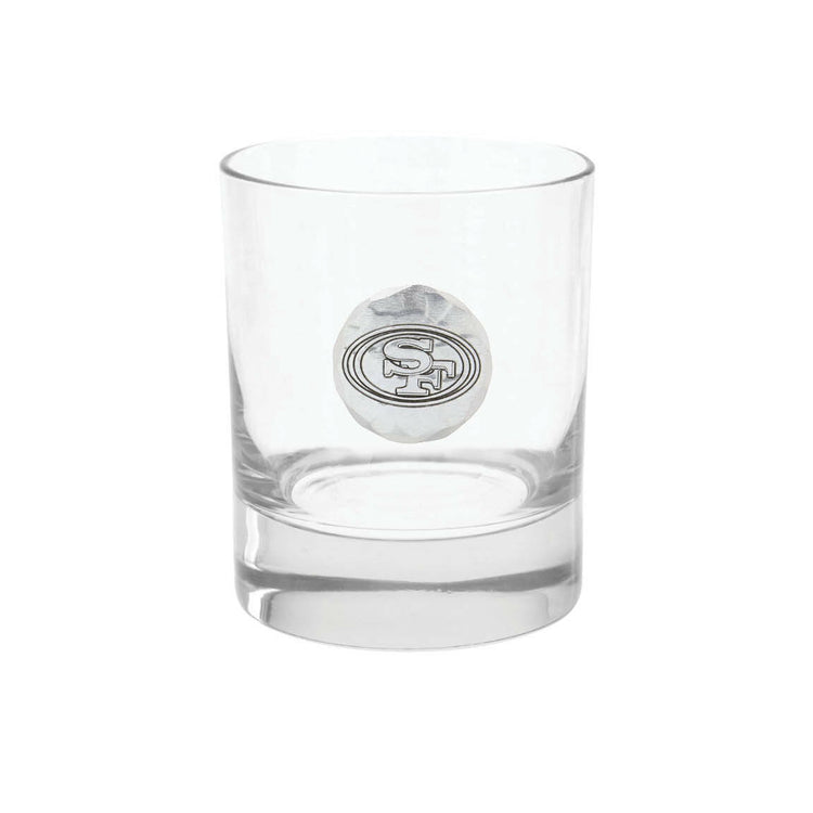 San Francisco 49ers Rocks Glass