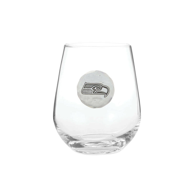 Seattle Seahawks Stemless Wine Glass