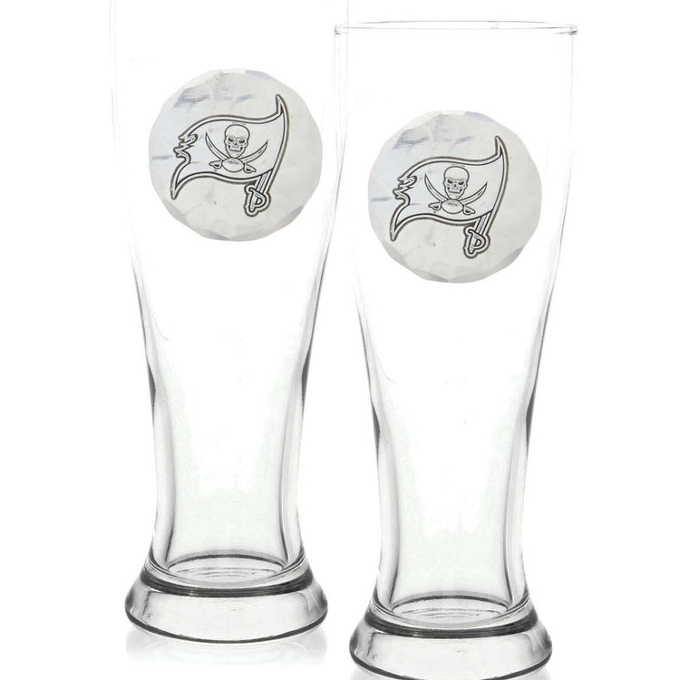 Tampa Bay Buccaneers 2-Piece Pilsner Set
