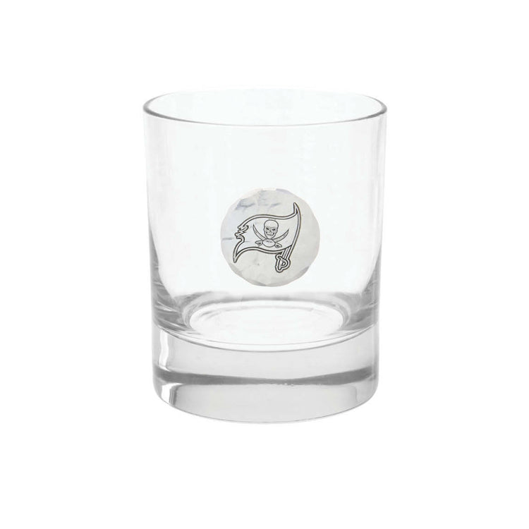 Tampa Bay Buccaneers Rocks Glass