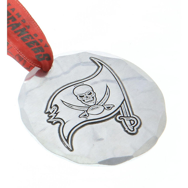 Tampa Bay Buccaneers Small Round Ornament (Aluminum)