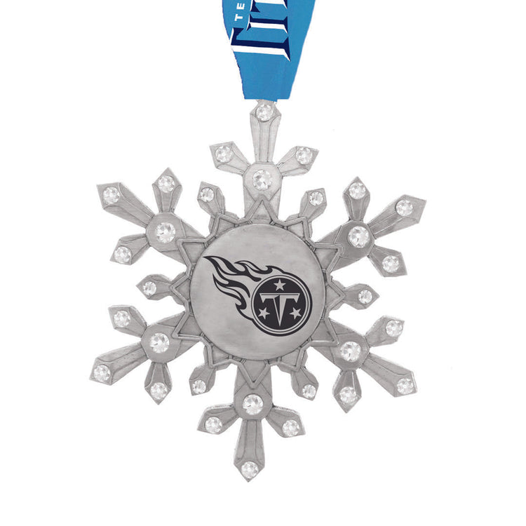 Tennessee Titans Snowflake Collectible Ornament