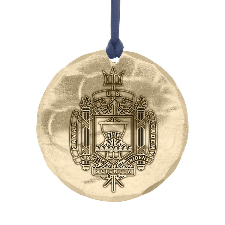 US Naval Academy Round Ornament (Bronze)