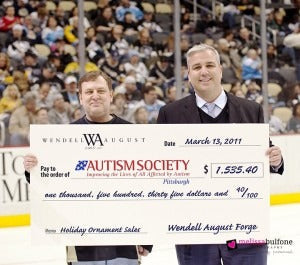 Giving Back with the Pittsburgh Penguins - Wendell August Forge