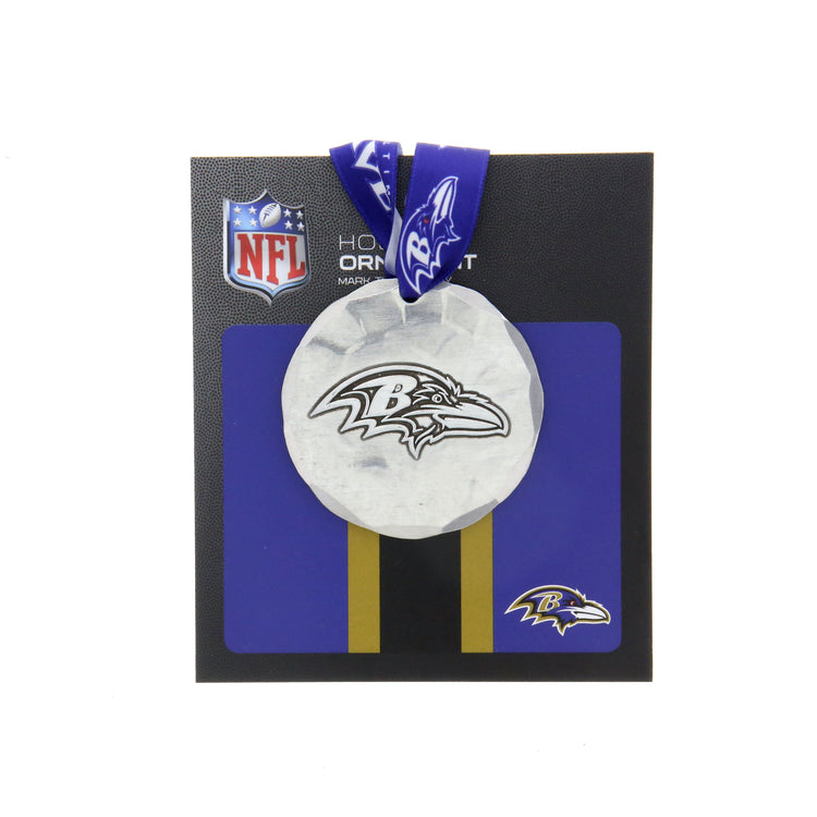 Baltimore Ravens Small Round Ornament (Aluminum)