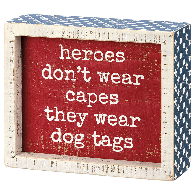 Dog Tags Box Sign