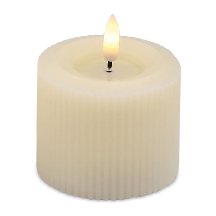White Flameless Candle