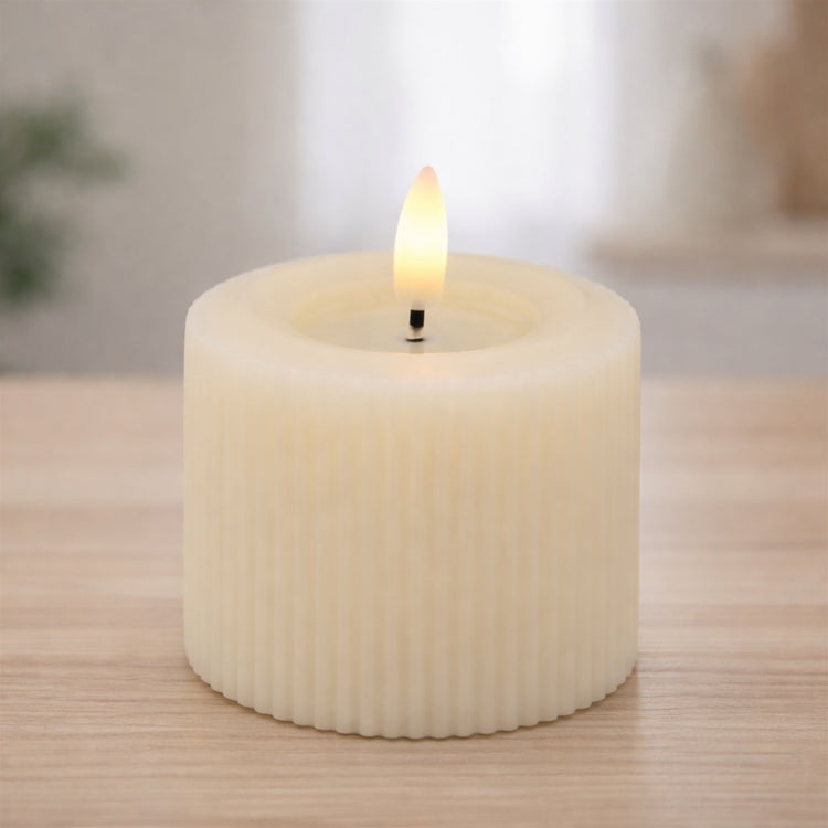White Flameless Candle