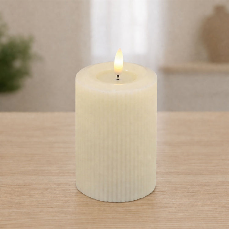White Flameless Candle