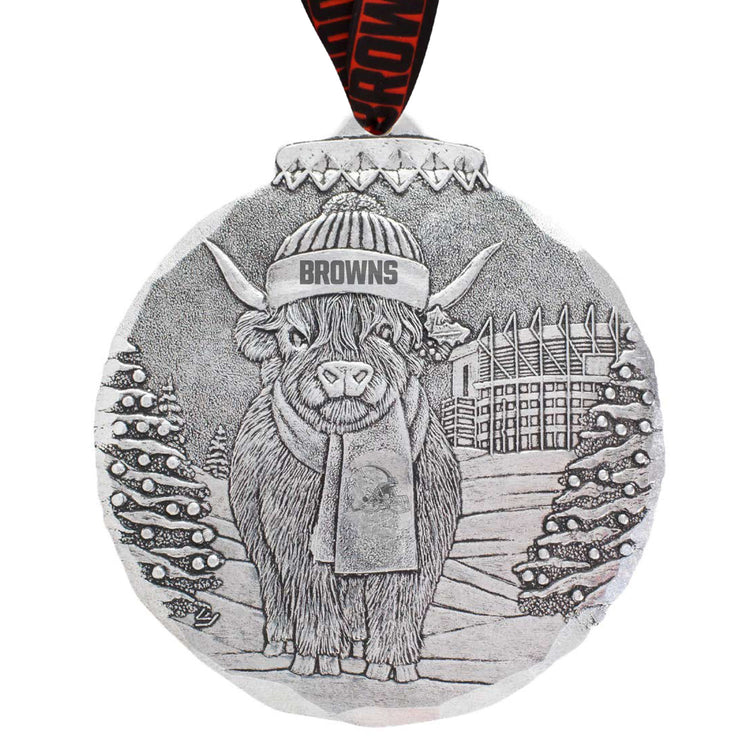 Cincinnati Bengals Highland Cow Tailgate Pal Ornament