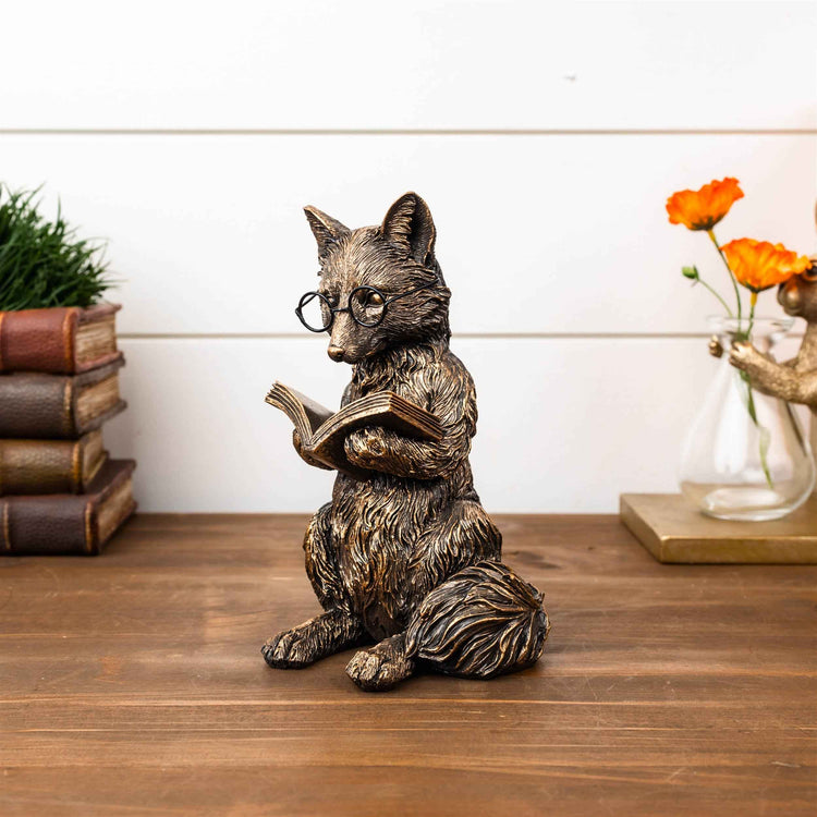 Scholar Fox Figurine