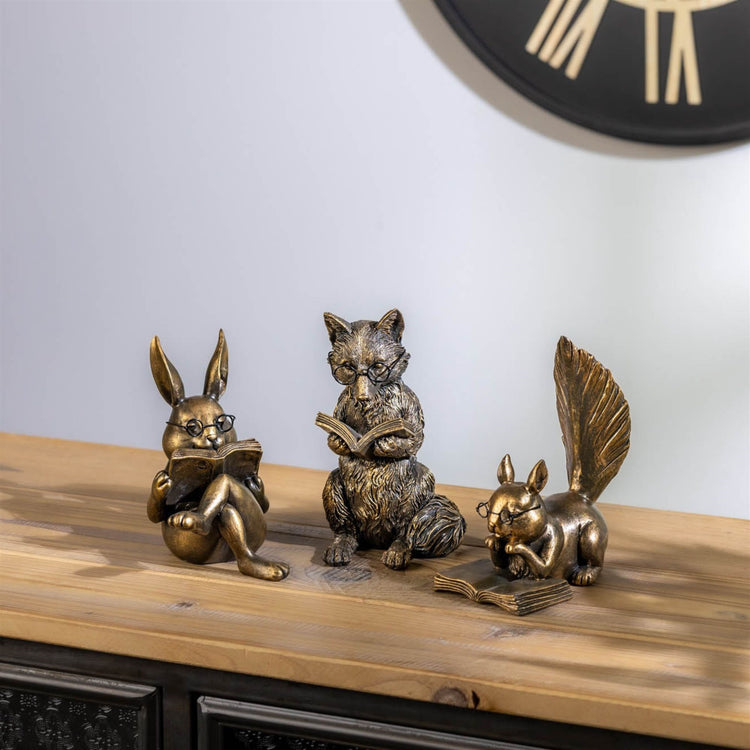 woodland reader figurines