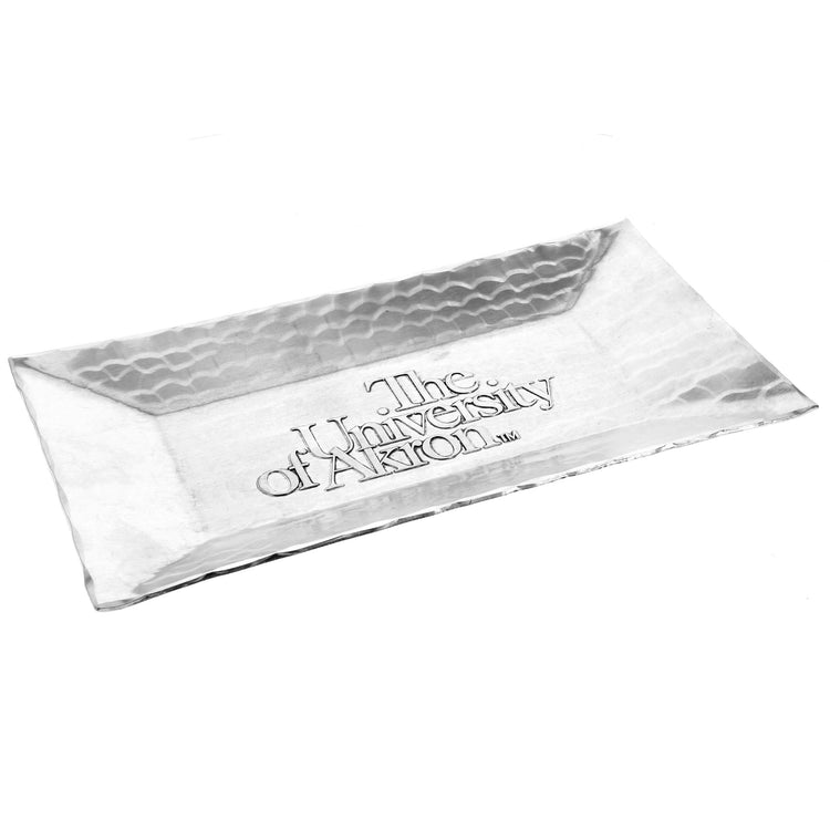 University of Akron Small Horizon Tray - Wendell August Forge