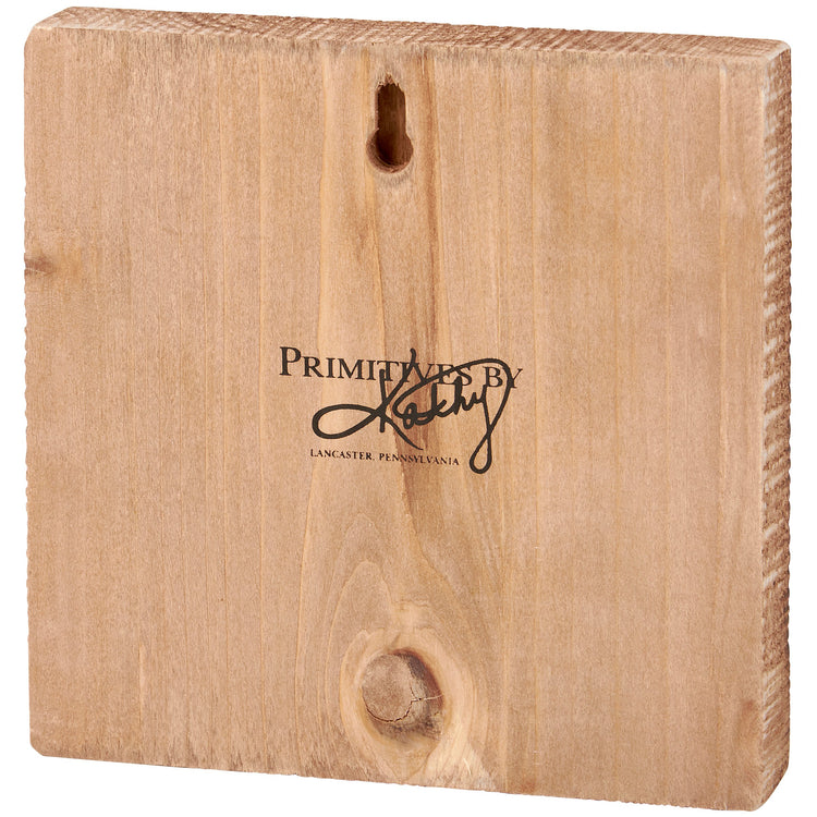 Block Sign - Floral Pony